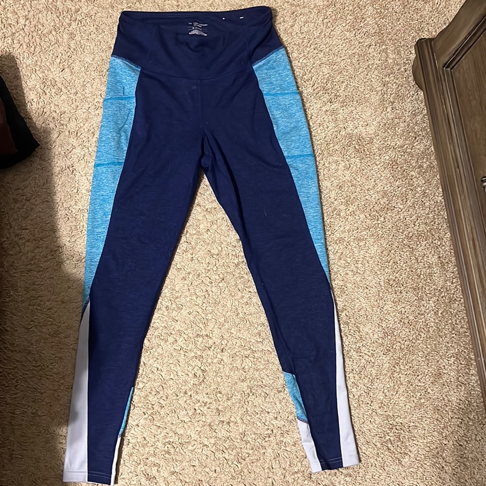 Blue leggings